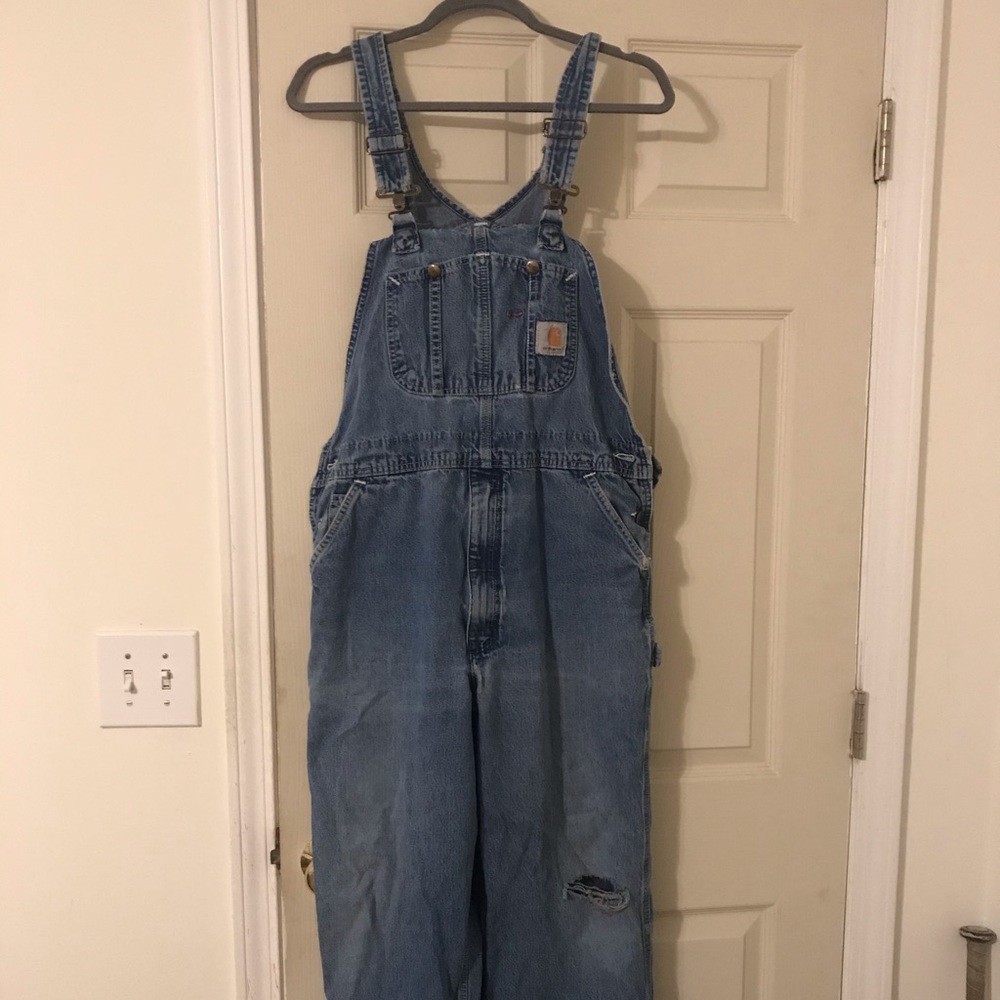 Vintage Carhartt Denim Overalls